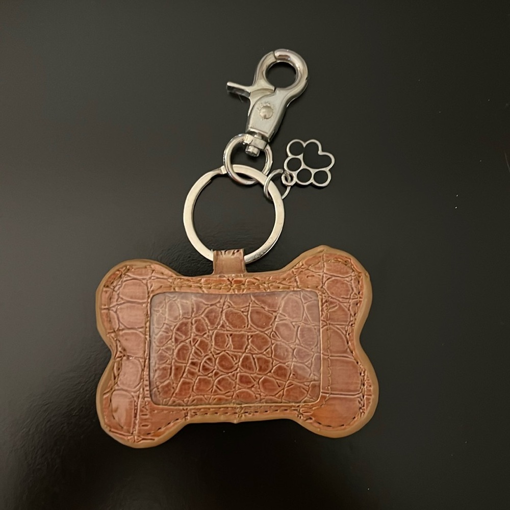 Dog Bone Picture Key Chain